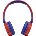 JBL JR 310 BT za djecu on ear slušalice sklopive, ograničenje glasnoće, kontrola glasnoće crvena, plava boja slika