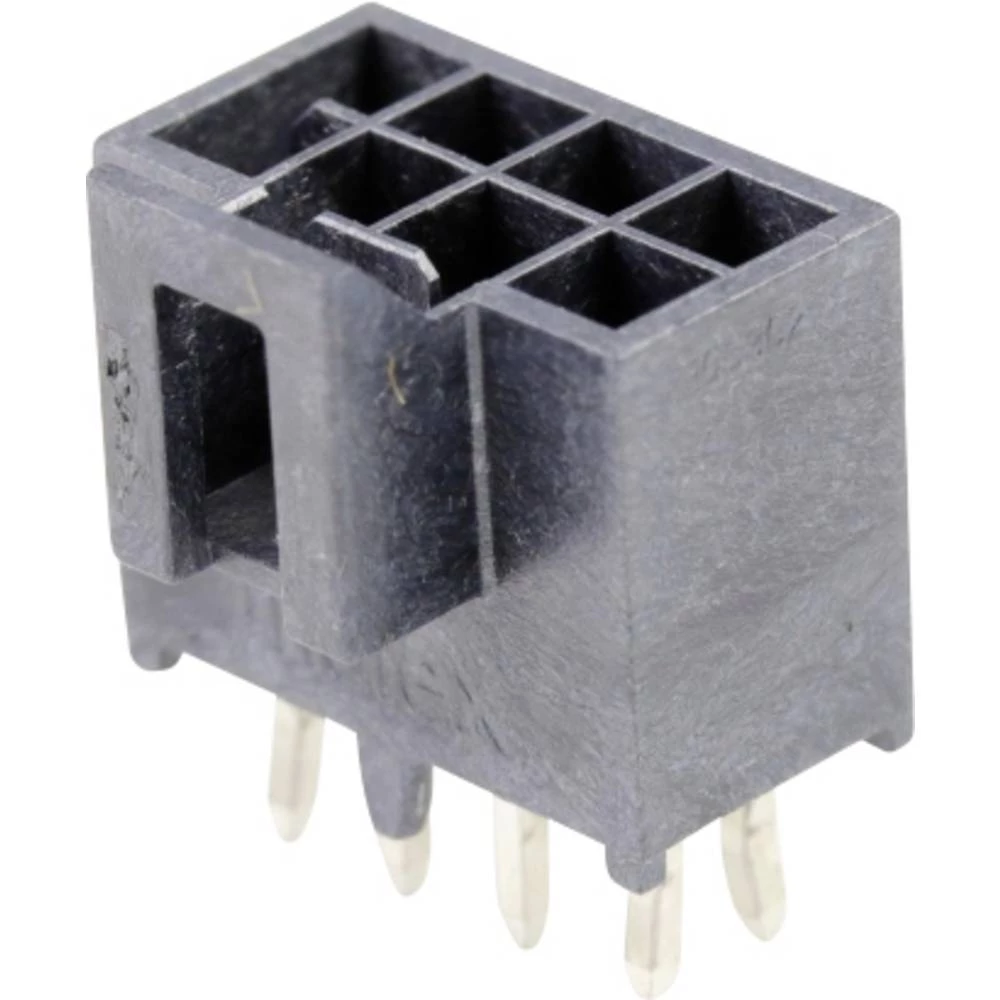 Molex 1053101108 Nano-Fit Vertical Header, Through Hole, 2.50mm Pitch, Dual Row, 8 Circuits, with Kinked Pins, Tin (Sn) Pl slika