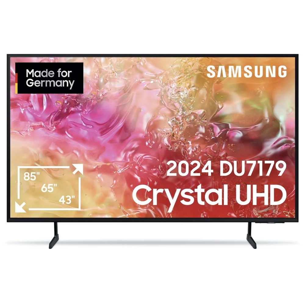 Samsung Crystal UHD 4K DU7179 LED-TV 125 cm 50 palac Energetska učinkovitost 2021 G (A - G) CI+, DVB-C, DVB-S2, DVB-T2 H slika