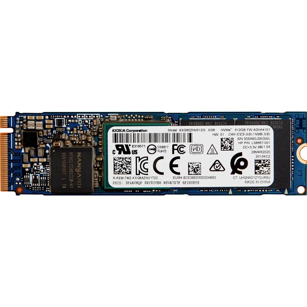 HP  512 GB unutarnji M.2 PCIe NVMe SSD M.2 NVMe PCIe 3.0 x4  1D0H7AA#AC3 slika