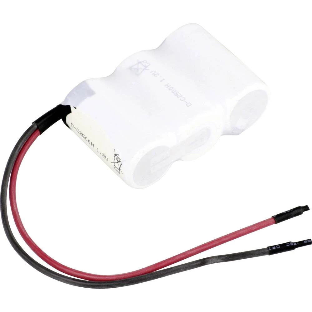 Aku-pack 3x Baby (C) Kabel, Flat-Top NiCd Mexcel Reihe F1x3 3.6 V 2500 mAh slika