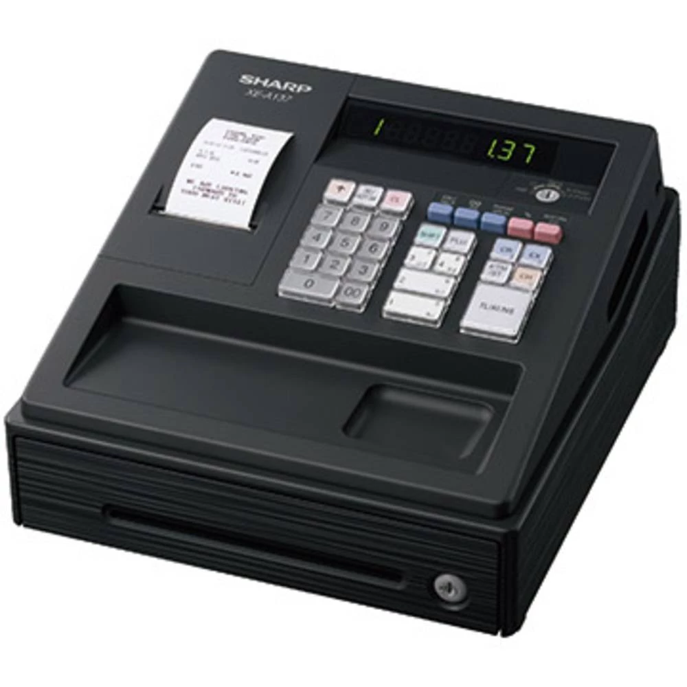 Sharp XE-A137 Registarska blagajna Crna slika