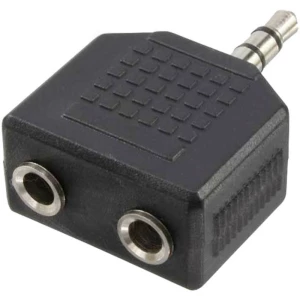 LogiLink CA1002 utičnica audio adapter crna slika
