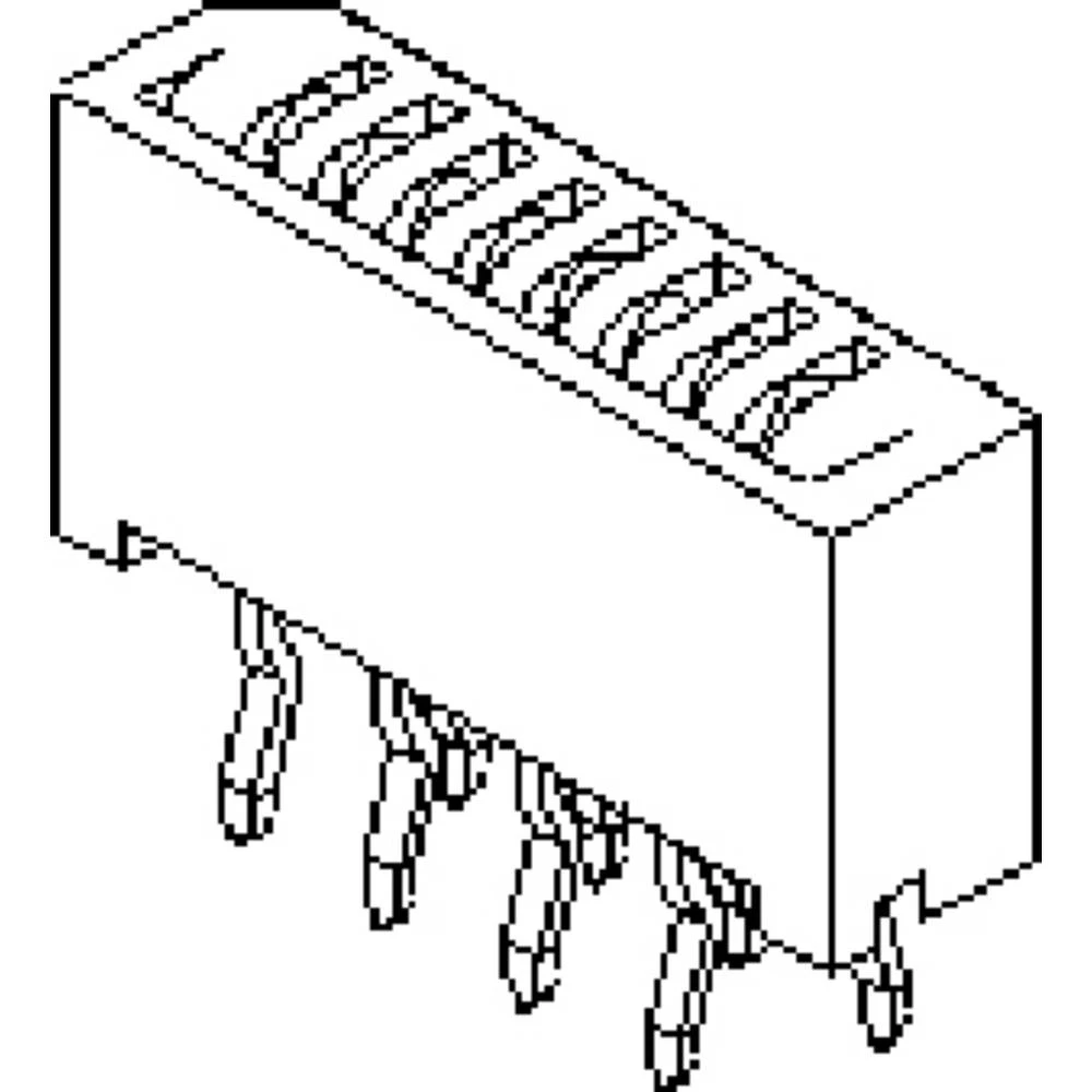 Molex standardna letva sa ženskim kontaktima Ukupan broj polova 3 Raster: 1 mm 528060310 1 St. Tray slika