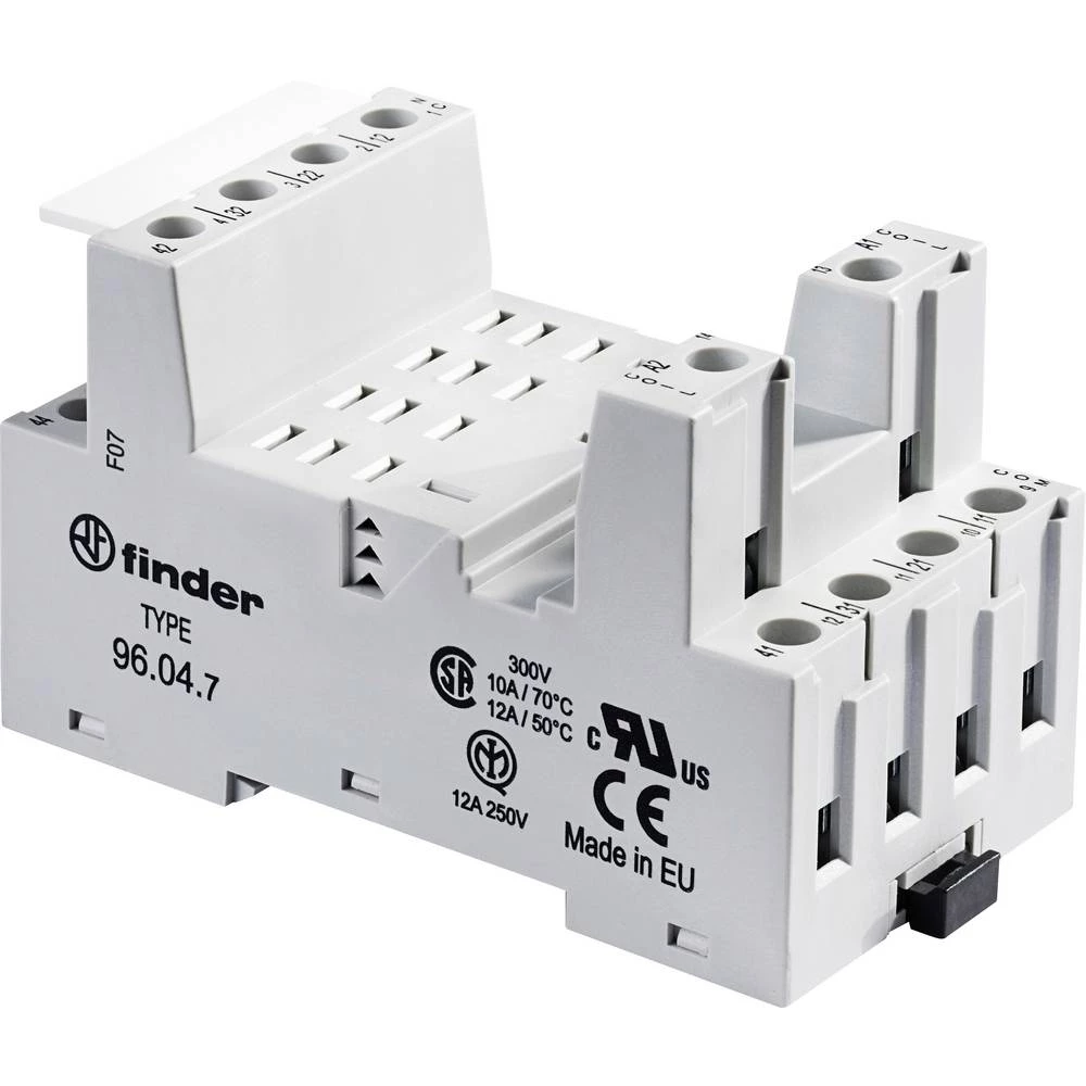 Finder 96.04.7 podnožje releja    (D x Š x V) 48.2 x 43.4 x 82.5 mm  10 St. slika
