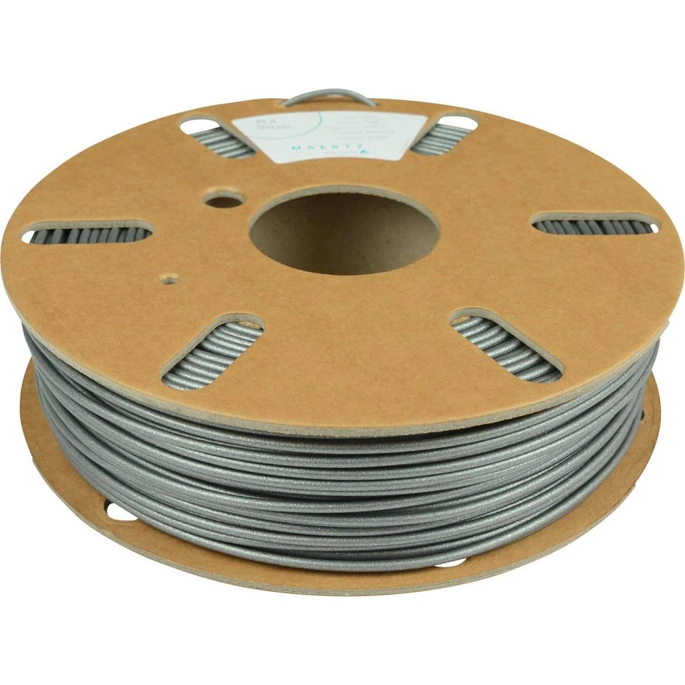 Maertz PMMA-1001-004 Polyactic-Acid Glitter 3D pisač filament pla 2.85 mm 750 g srebrna, svjetlucavi efekt slika