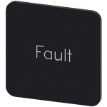 Siemens 3SU1900-0AF16-0EC0 ploča za natpise kvadratan (Š x V) 22 mm x 22 mm Fault crna, bijela 10 St.