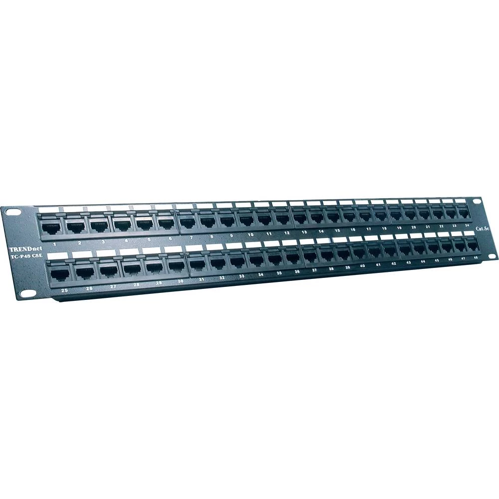 TrendNet TC-P48C5E Patch panel CAT 5, CAT 5e crna slika