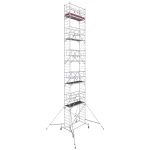 Krause 771100 FahrGerüst aluminij na roli mobilna Radna visina (maks.): 12.40 m srebrna 296.50 kg