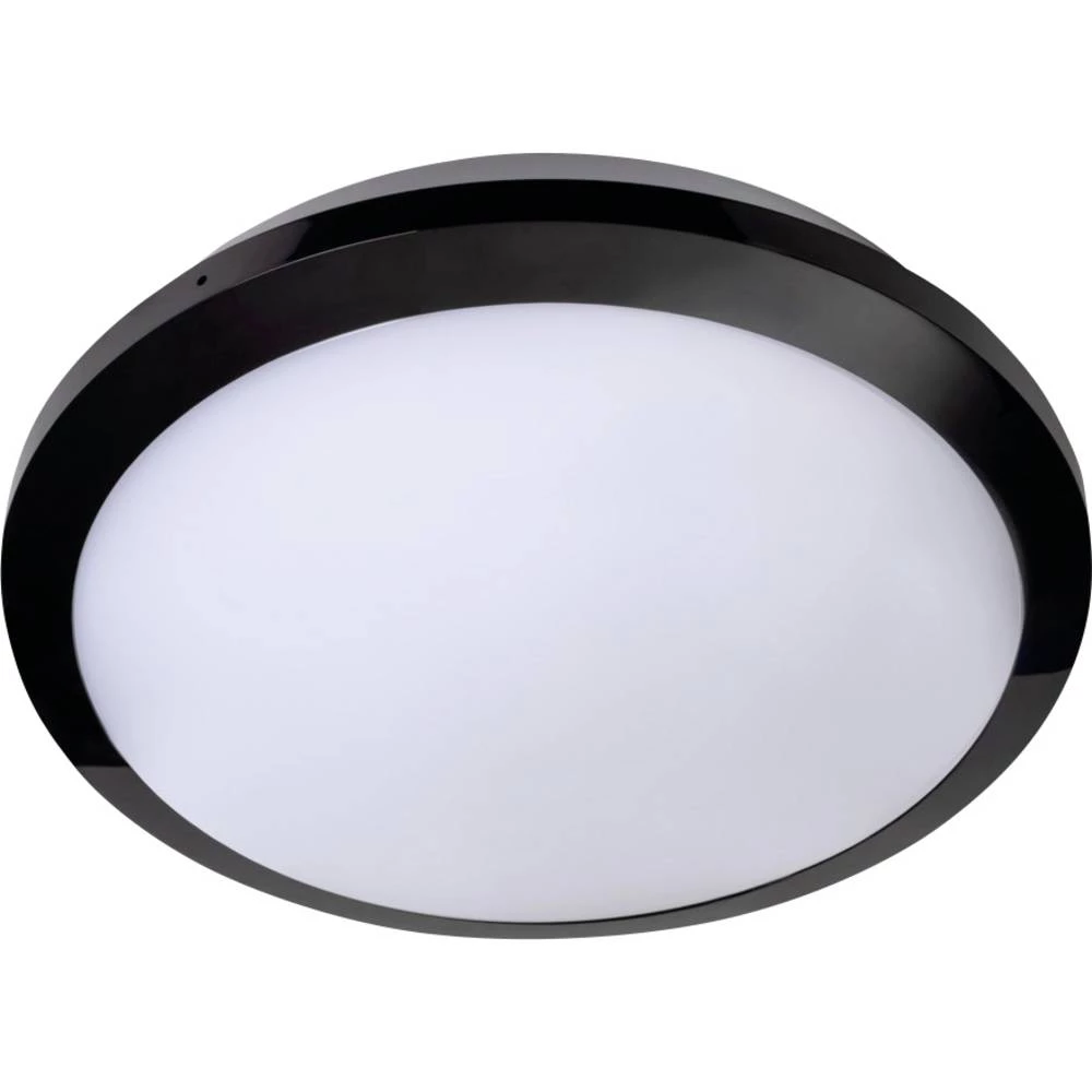 Kanlux Daba Pro 19067 LED vanjska stropna svjetiljka s detektorom pokreta crna 26 W neutralna bijela slika