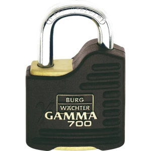 Lokot Burg Wächter Gamma 700 55 SB Mjedena, Crna Ključavnica profilnog cilindra slika
