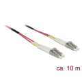 Staklena vlakna Svjetlovodi Priključni kabel [1x Muški konektor LC - 1x Muški konektor LC] 50/125 µ Multimode OM4 10 m Del slika