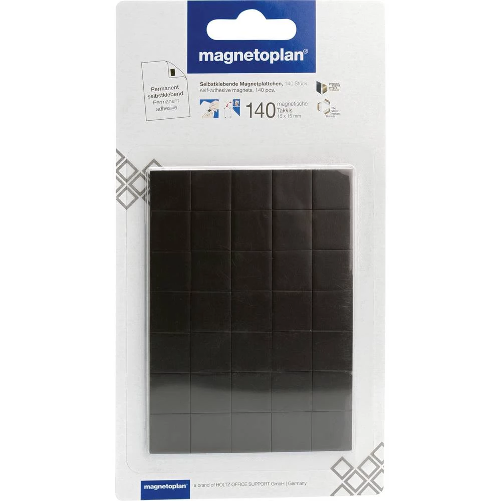 magnetoplan magnetna ploča (D x Š x V) 15 x 15 x 0.75 mm kvadratni bijela 140 kom. 15501 slika