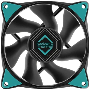 Iceberg Thermal IceGALE Xtra kućište za računalo ventilator 8 cm crna 1 kom. Iceberg Thermal IceGALE Xtra ventilator za PC kućište crna slika