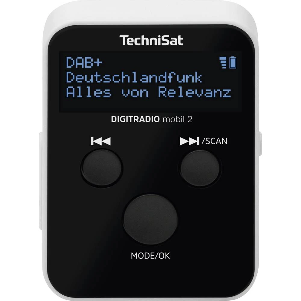 TechniSat DIGITRADIO mobil 2 internetski džepni radio crna, bijela slika