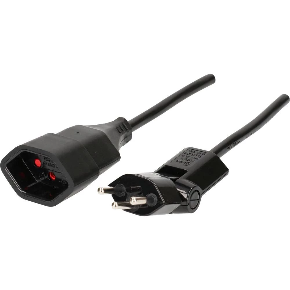 Max Hauri 129051 struja produžetak 10 A crna 1.00 m slika