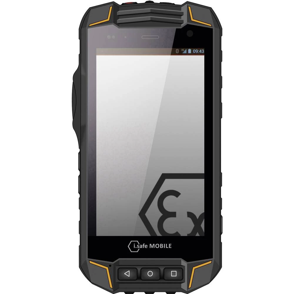 i.safe MOBILE IS520.2 EX-zaštićeni smartphone Eksplozivna zona 2 11.4 cm (4.5 ") IP68, Upravljanje rukavicama, SOS ključ, Otpora slika