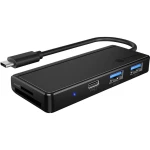 ICY BOX 60796 USB-C ™ mini priključna stanica Prikladno za marku: Universal integrirani čitač kartica