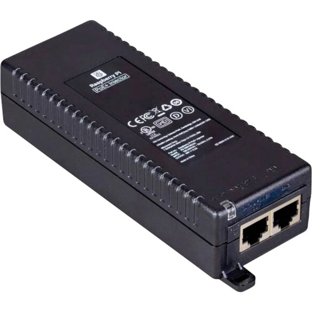 Raspberry Pi® SC1677 PoE injektor 10 / 100 / 1000 MBit/s IEEE 802.3af (12.95 W), IEEE 802.3at (25.5 W) slika