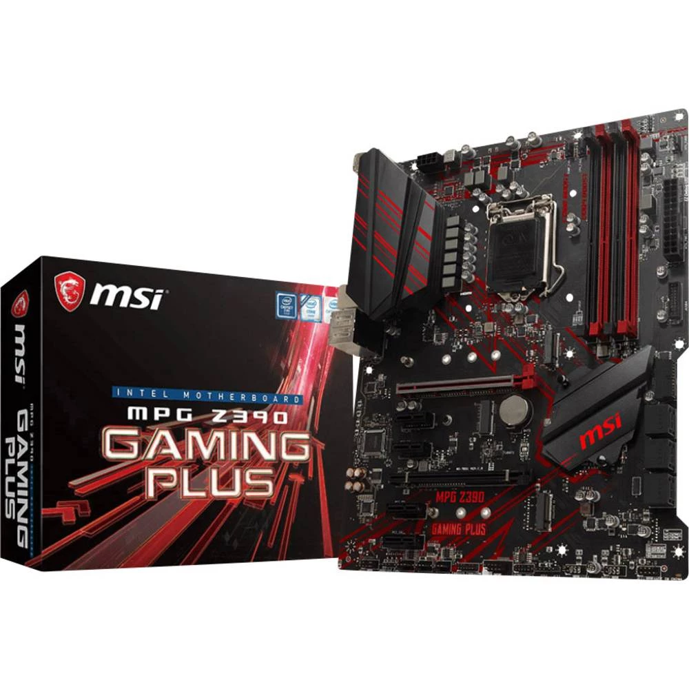 Matična ploča MSI MPG Z390 GAMING PLUS Baza Intel&reg; 1151v2 Faktor oblika ATX Set čipova matične ploče Intel&reg; Z390 slika