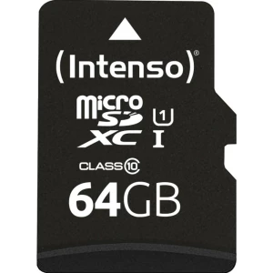 Intenso 64GB microSDXC Performance microsd kartica 64 GB Class 10 UHS-I vodootporan slika
