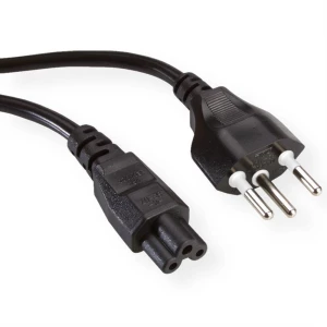 Value struja priključni kabel [1x T12 utikač - 1x IEC utičnica] 1 m crna slika