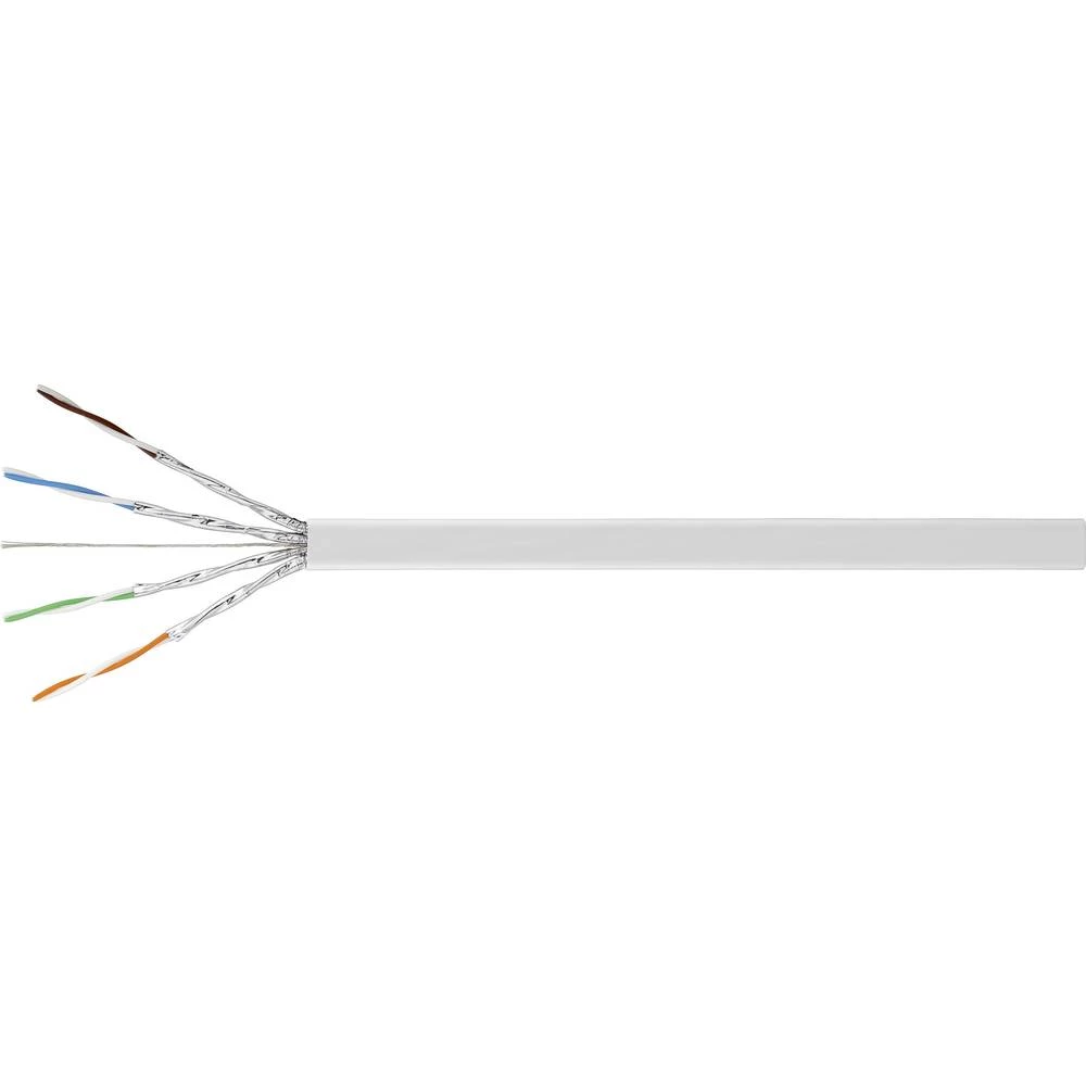 Mrežni kabel CAT 7 U/FTP 4 x 2 x 0.11 mm&sup2; Bijela Goobay 57236 100 m slika