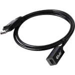 club3D DisplayPort Priključni kabel [1x Muški konektor DisplayPort - 1x Ženski konektor Mini DisplayPort] 1 m Crna
