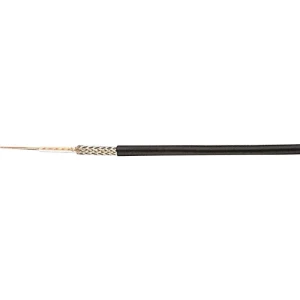 Koaksijalni kabel, vanjski promjer: 2.80 mm RG174 A/U 50 crne boje Helukabel 40197 roba na metre slika