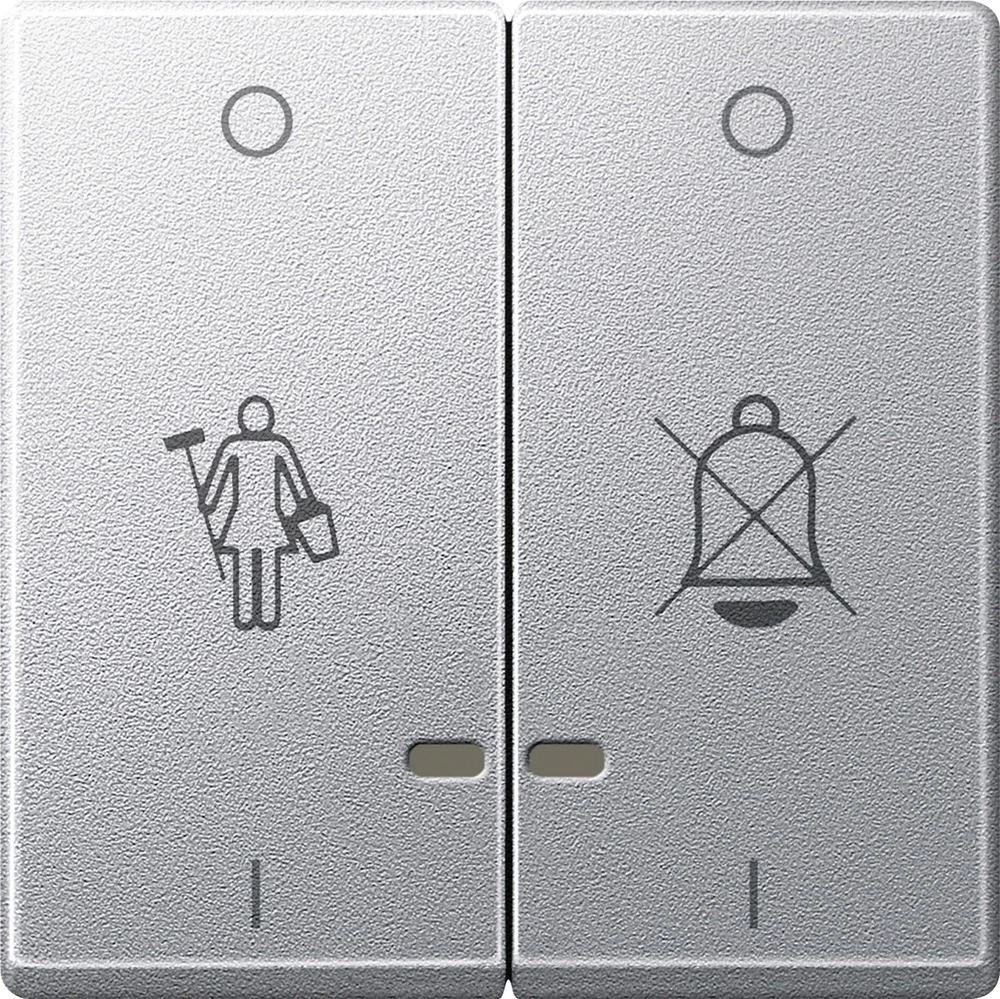 Merten Poklopac Izmjenični prekidač Sustav M Aluminij boja MEG3429-0460 slika