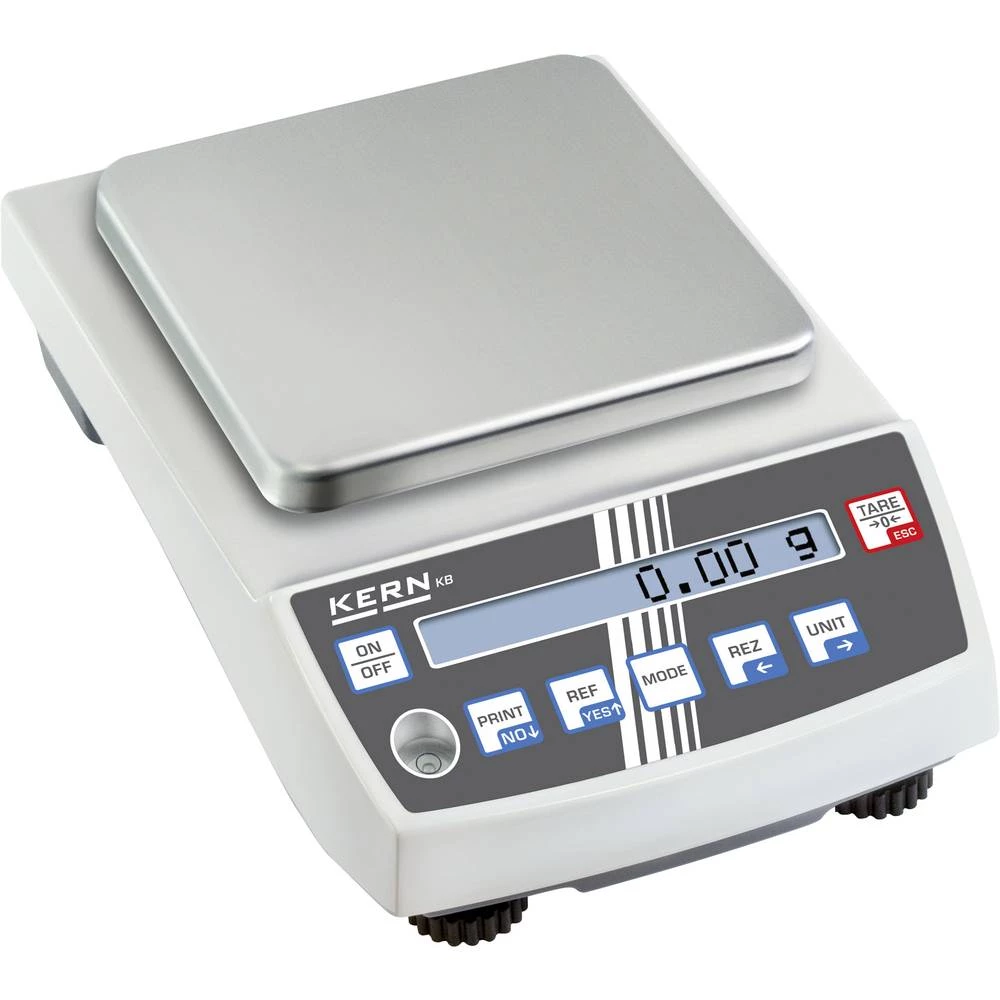 precizna vaga Kern KB 3600-2N+C Opseg mjerenja (kg) 3.6 kg Mogućnost očitanja 0.01 g strujni pogon, pogon na punjivu bateriju sr slika