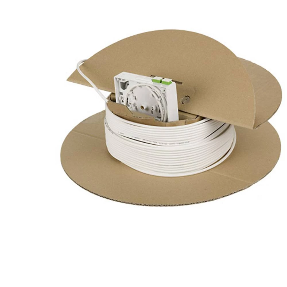 Utičnica za svjetlovode Metz Connect 150C049HK0010E Čista bijela (RAL 9010) slika