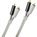 Oehlbach D1C3903 Cinch audio priključni kabel [2x muški cinch konektor - 2x muški cinch konektor] 2.00 m srebrna slika