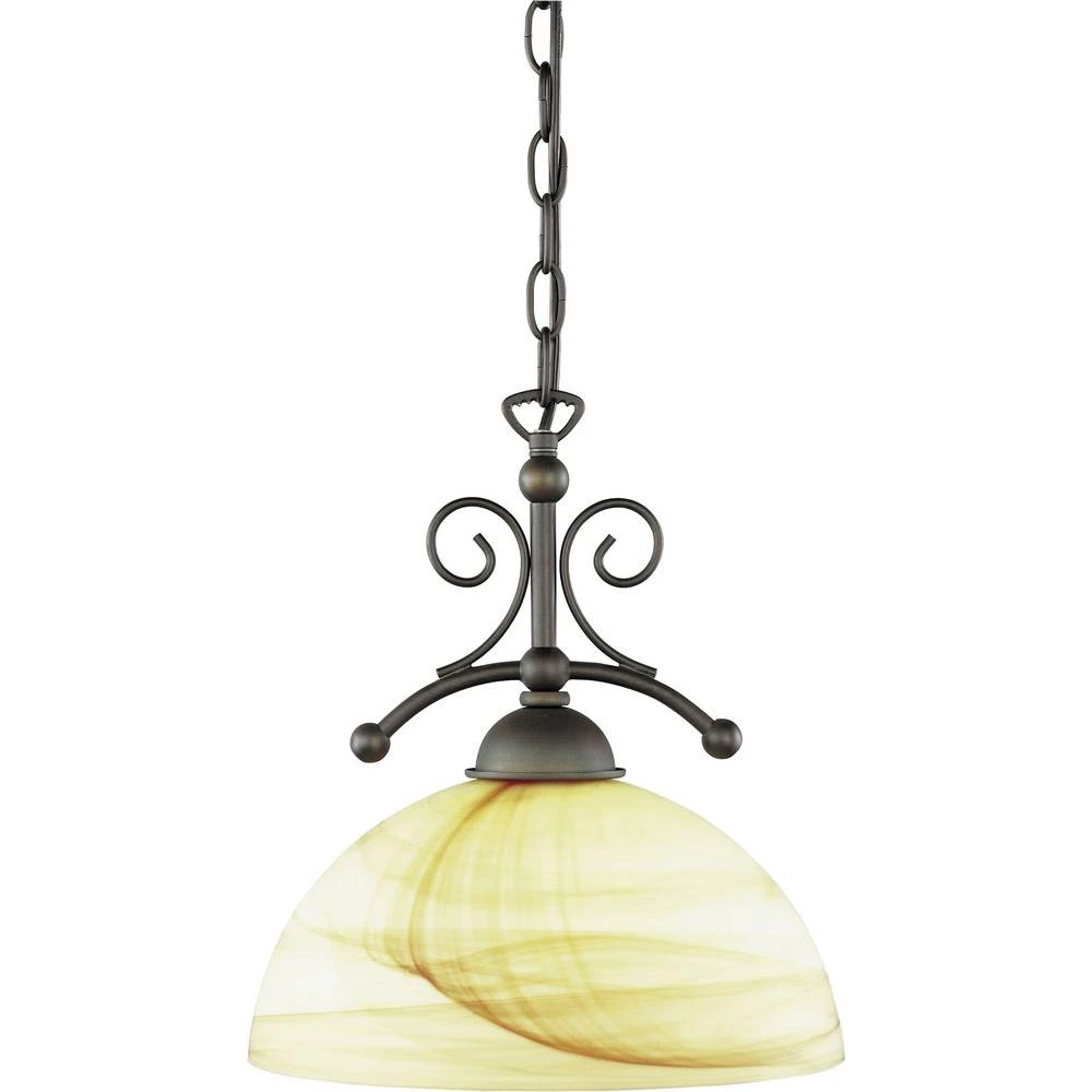 Viseća svjetiljka LED E27 75 W WOFI LACCHINO 6128.01.09.0000 Smeđa boja slika