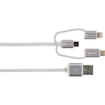 Skross iPod/iPhone/iPad USB kabel [1x USB - 1x muški konektor USB-C™, muški konektor micro USB , muški konektor Apple do