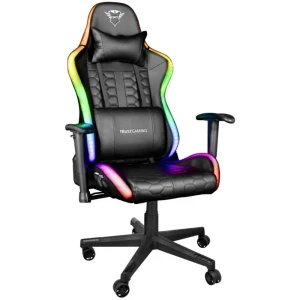 Trust GXT716 RIZZA RGB igraća stolica crna, RGB