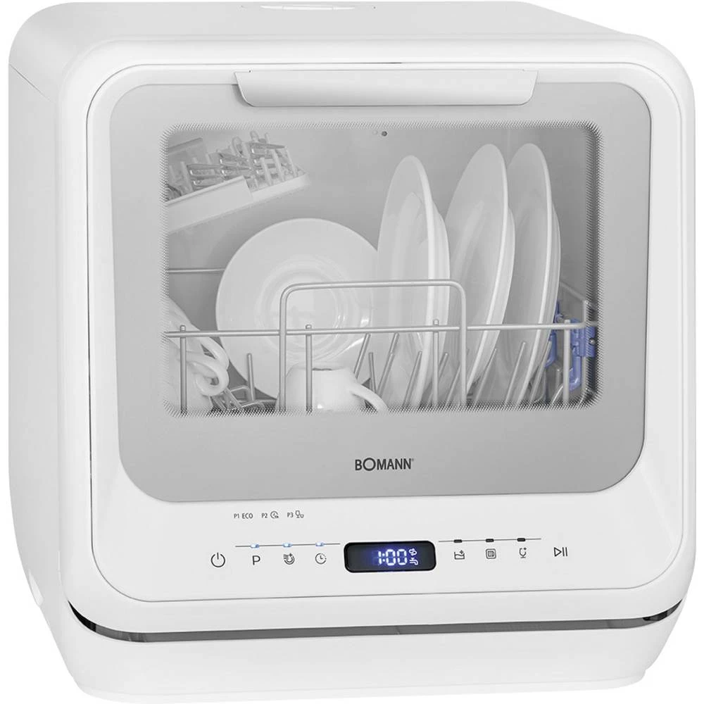 Stolni stroj za pranje posuđa 420 mm Bomann TSG 7402 N/A Bijela slika