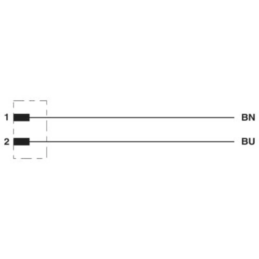Utični konektor za senzor/aktivator, konfekcionirani 10 m Broj polova: 2 Phoenix Contact 1410756 SAC-2P-SUSMS/10,0-PUR 1 ST slika