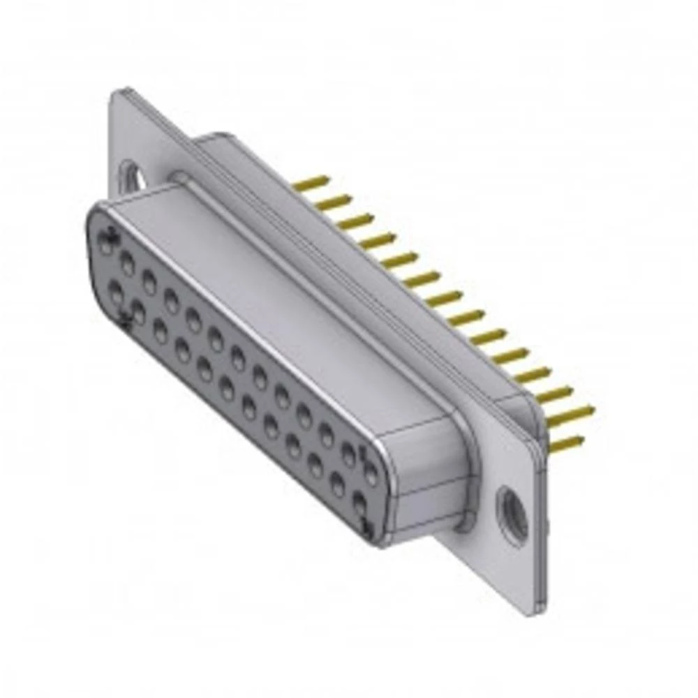 D-SUB priključak 180 ° Broj polova: 25 Lem, Pinovi DELTRON SWISS 1 ST slika
