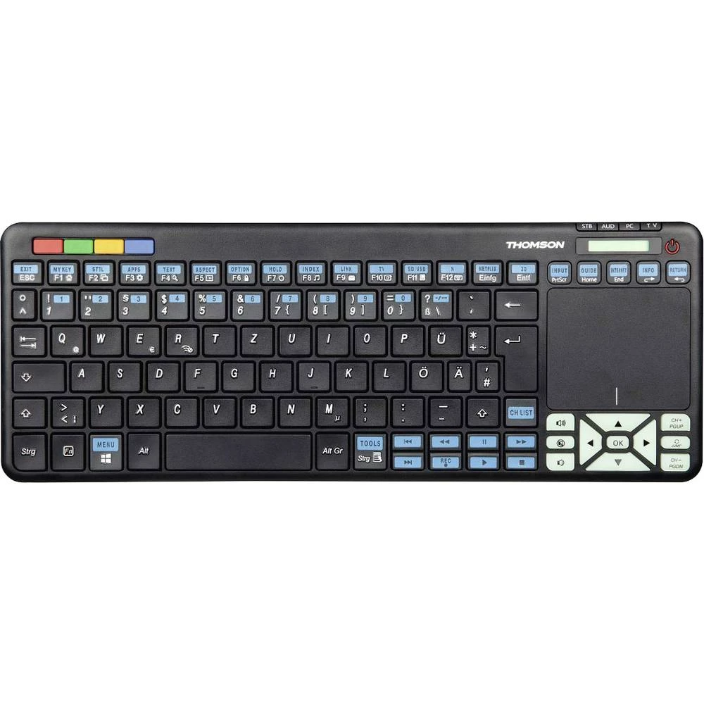 Thomson ROC3506 4in1-Universal-Smart-TV-Fernbedienung für Panasonic, STB, Audio, PC Infracrveni Daljinski upravljač Crna slika