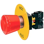 Siemens 3SB2908-2AK podložna ploča za oznaku okrugao  (Ø) 19 mm stop u nuždi žuta 1 St.