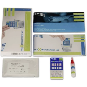 Komplet testera na drogu Test urina, Test brisa ACE Kit X 100338 Ispitljive droge=Amfetamini, Amfetamini, MDMA, Metamfetamin, Me slika