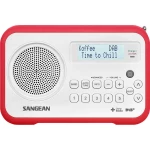 DAB+ (1012) Prijenosni radio Sangean DPR-67 UKW Funkcija punjenja baterije Crvena, Bijela