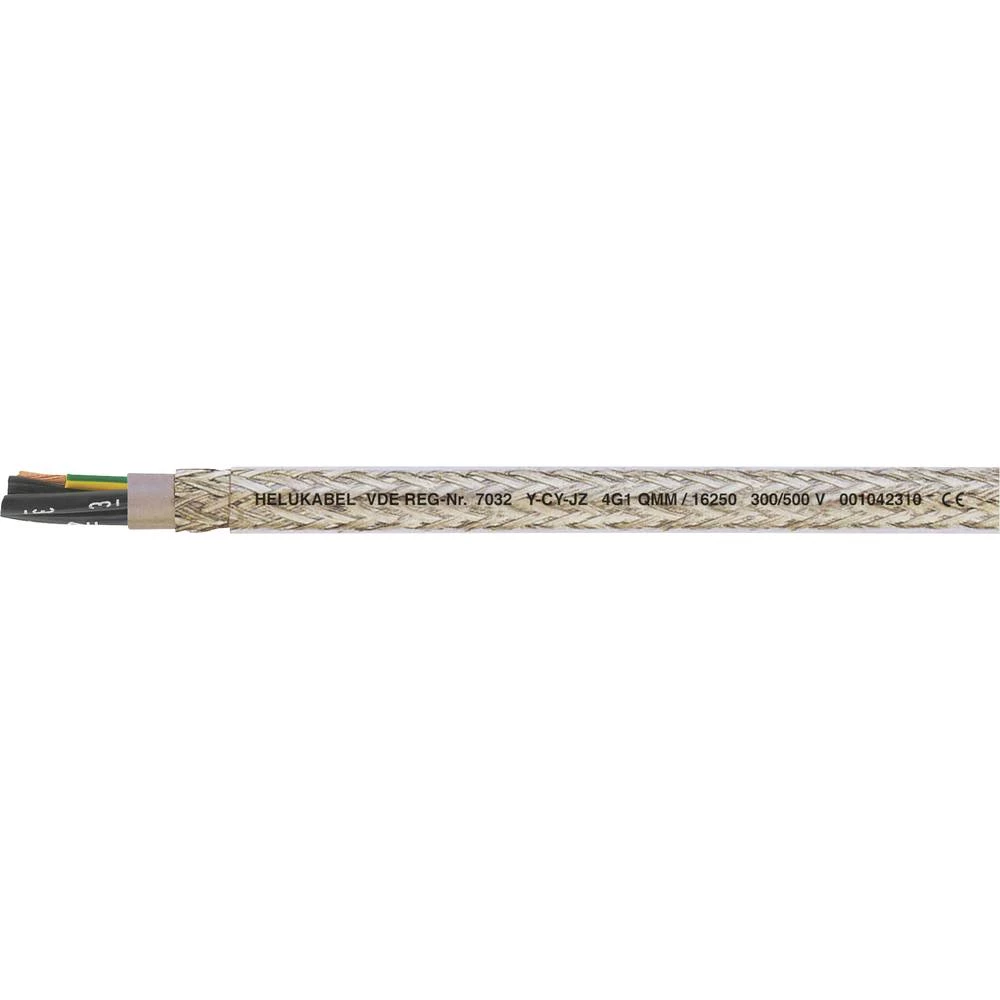 Helukabel Y-CY-JZ kontrolni vod 3 G 0.75 mm² prozirna 16224-1000 1000 m slika