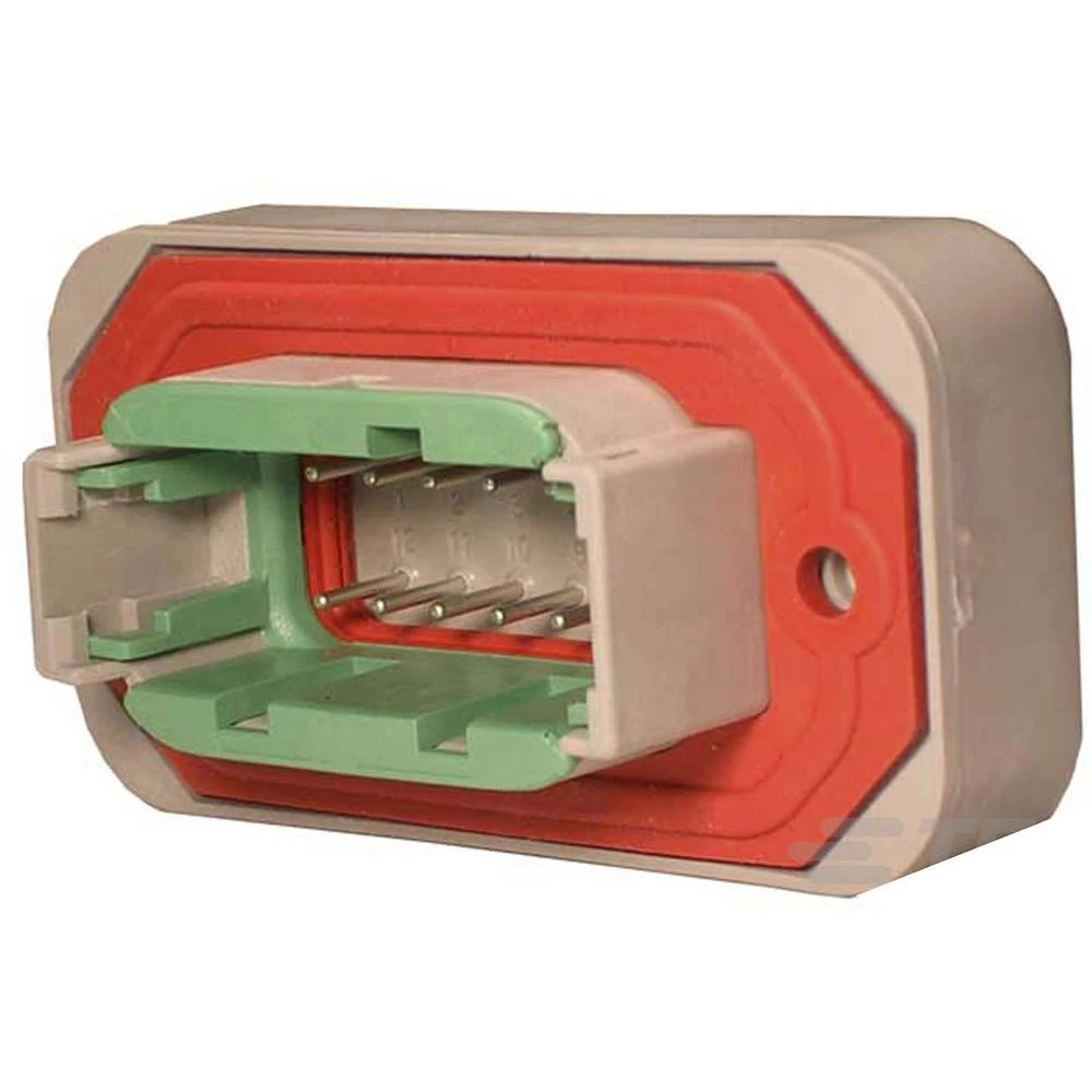 TE Connectivity Kućište kabelskog utiča DTM Ukupan broj polova 12 DTM15-12PC 1 ST slika