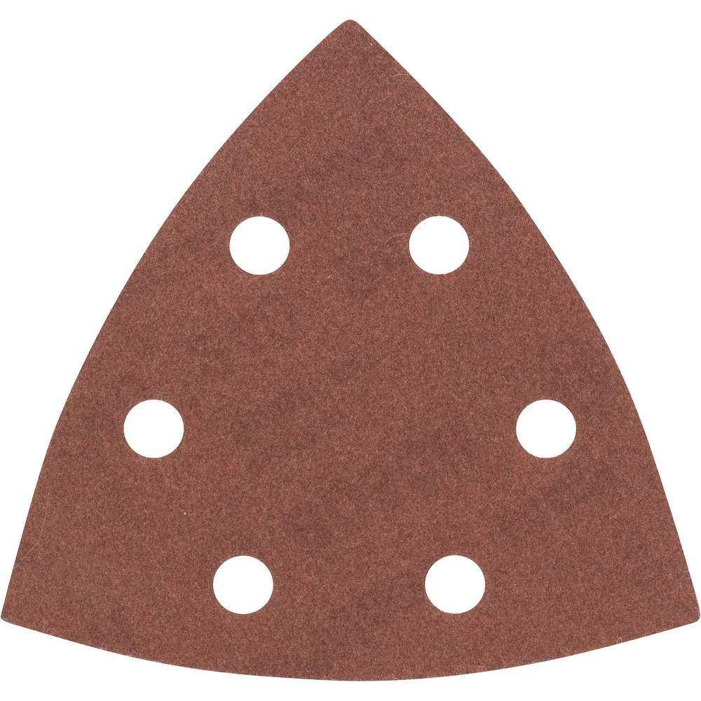 Bosch Accessories 2608605604 Trokutni brusni papir S čičkom, Perforiran Granulacija 240 Širina preko kuta 93 mm 5 ST slika