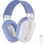 Logitech G435 LIGHTSPEED igraće naglavne slušalice sa mikrofonom Bluetooth, USB bežične preko ušiju bijela