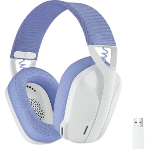 Logitech G435 LIGHTSPEED igraće naglavne slušalice sa mikrofonom Bluetooth, USB bežične preko ušiju bijela slika