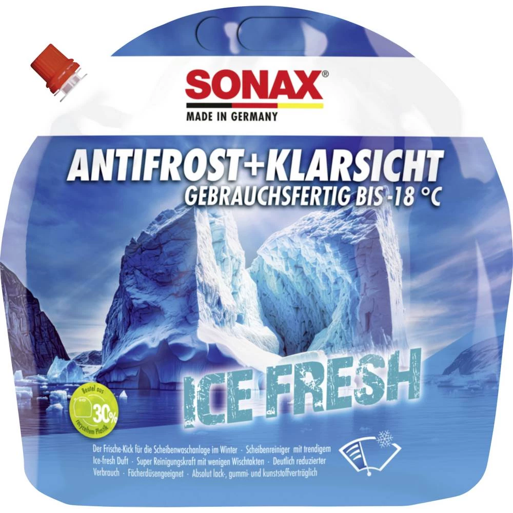 Sonax AntiFrost+KlarSicht Ice-fresh 133495 antifriz za vjetrobransko staklo 3 l slika