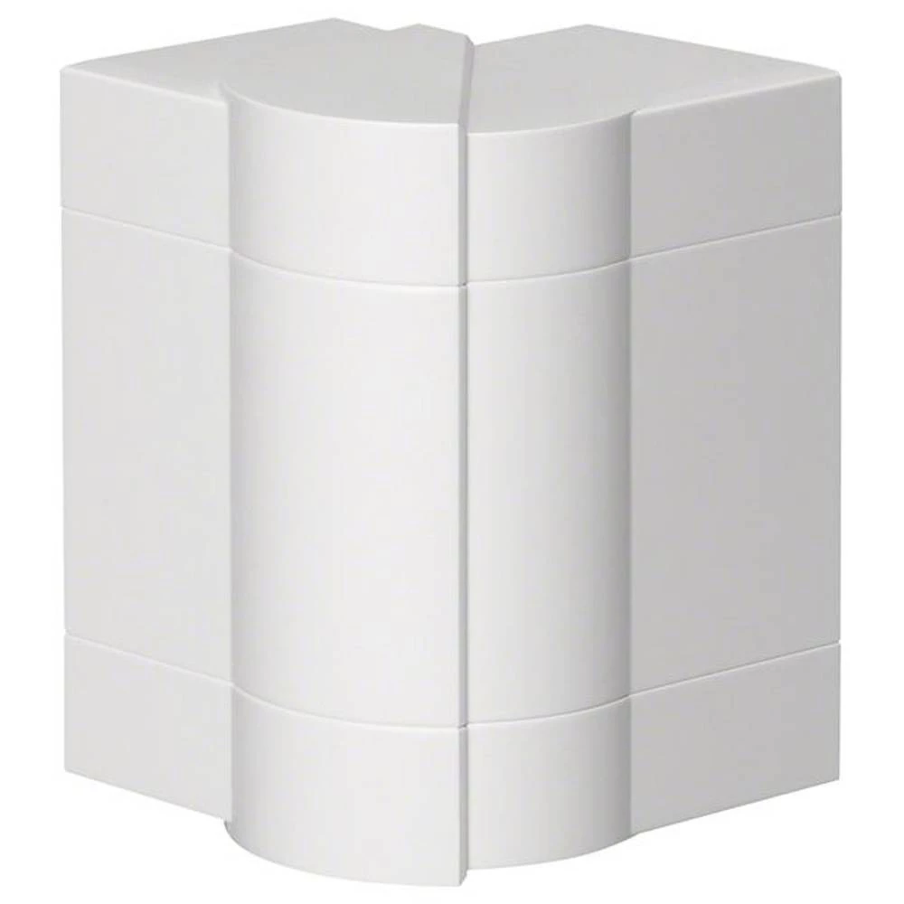 Hager BR651303H9016 Podesivi vanjski kut hfr PC/ABS do BR/A/S OT80mm prometno bijeli Hager BR651303H9016 vanjski kut  (Š x D) 130 mm x 68 mm 1 St. bijela slika